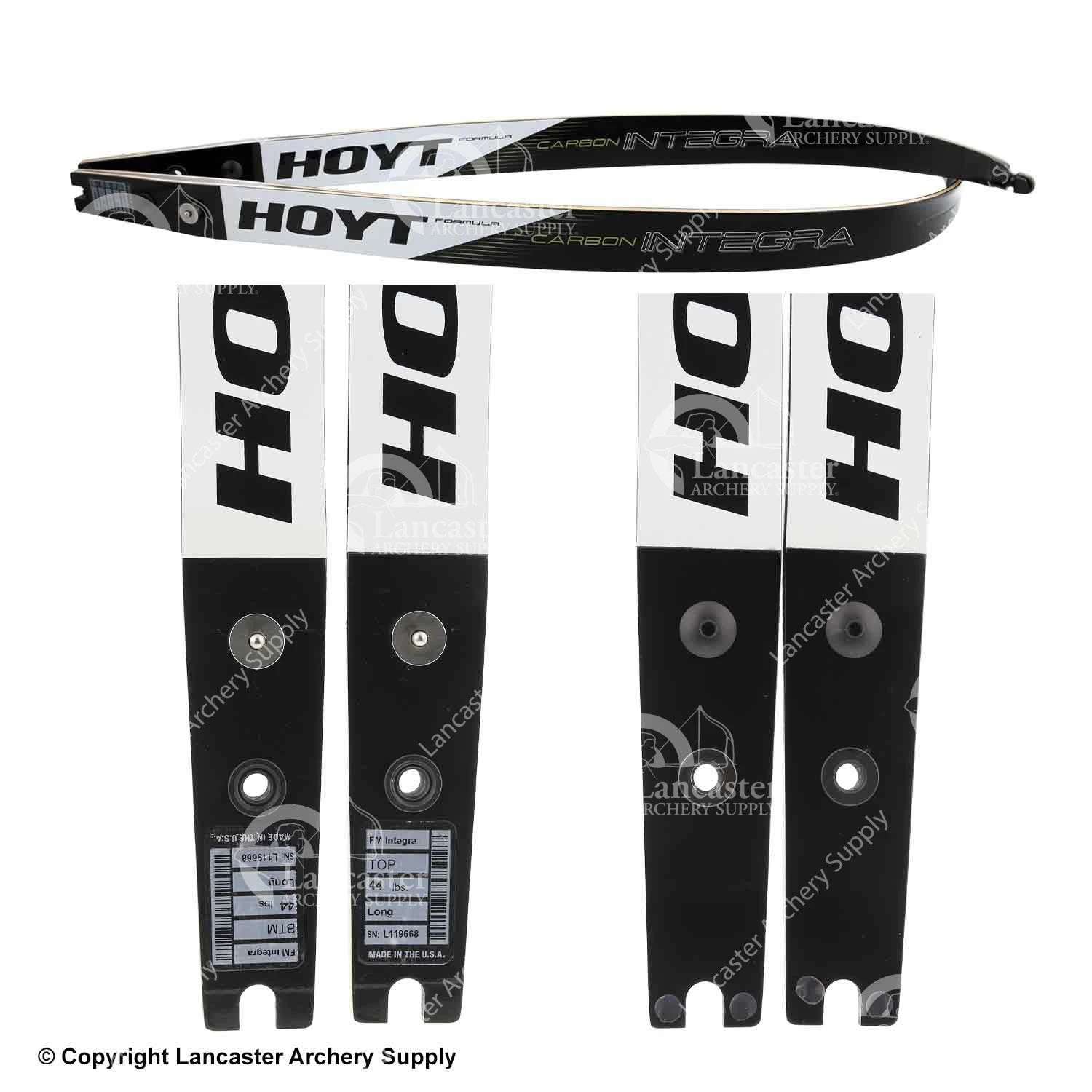 Hoyt Carbon Integra Formula Target Recurve Limb (Open Box X1030160) 4 Hoyt Carbon Integra Formula Target Recurve Limb (Open Box X1030160) - Image 2