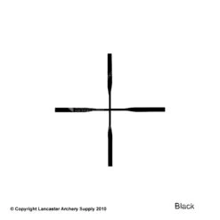 Gunstar Duplex Rifle X-Hair -Archery Pro Shop 2010012 black