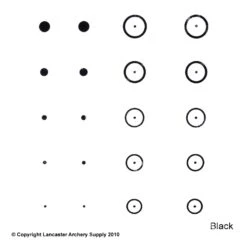 Gunstar Precision Target Set -Archery Pro Shop 2010018 black