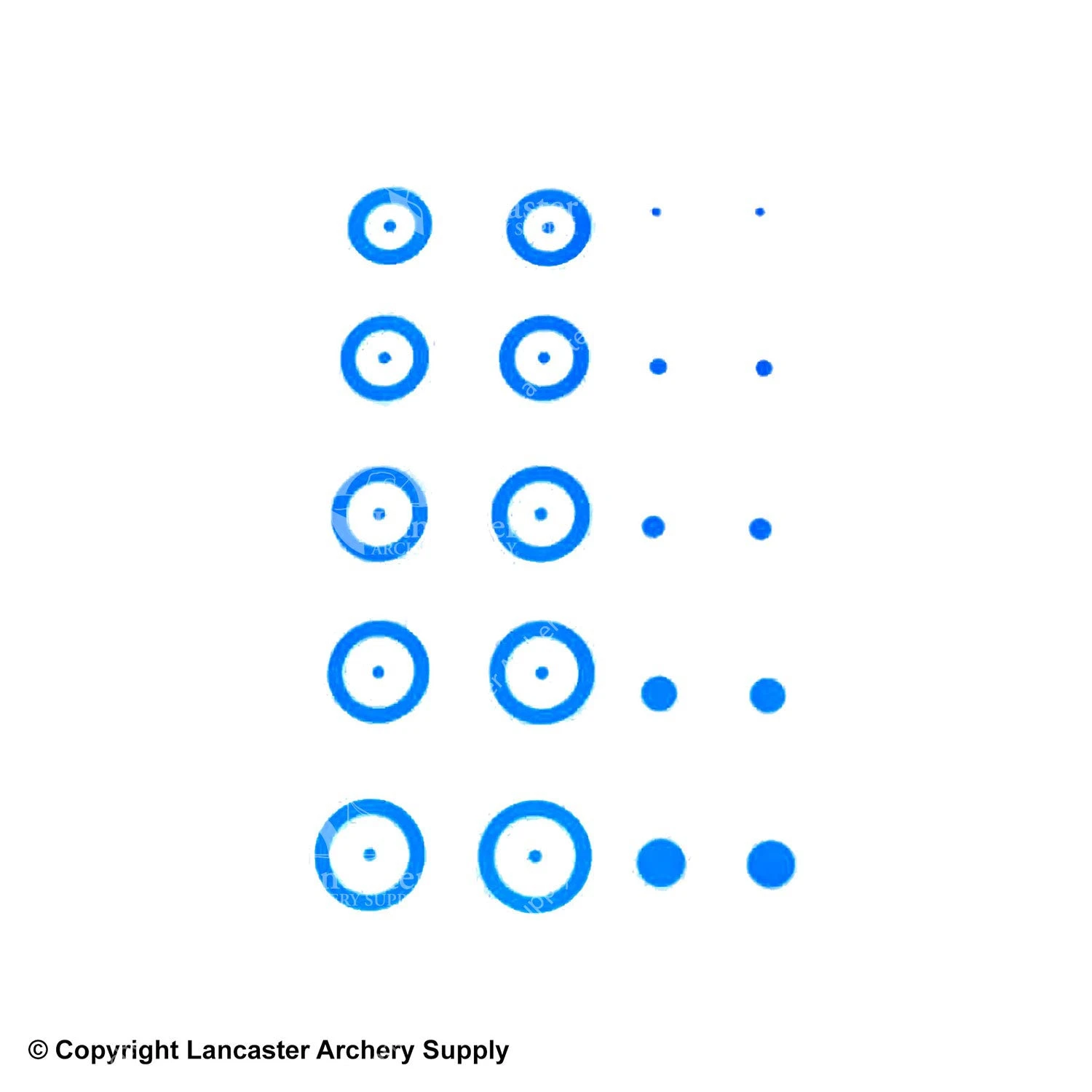 Gunstar Chubby Target Rub-On Aiming Reticles 8 Gunstar Chubby Target Rub-On Aiming Reticles - Image 6