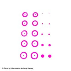 Gunstar Chubby Target Rub-On Aiming Reticles 11 Gunstar Chubby Target Rub-On Aiming Reticles -Archery Pro Shop 2010029 pink