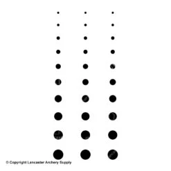 Gunstar Pro Series Rub-On Dots (Assortment) 14 Gunstar Pro Series Rub-On Dots (Assortment) -Archery Pro Shop 2010035 black