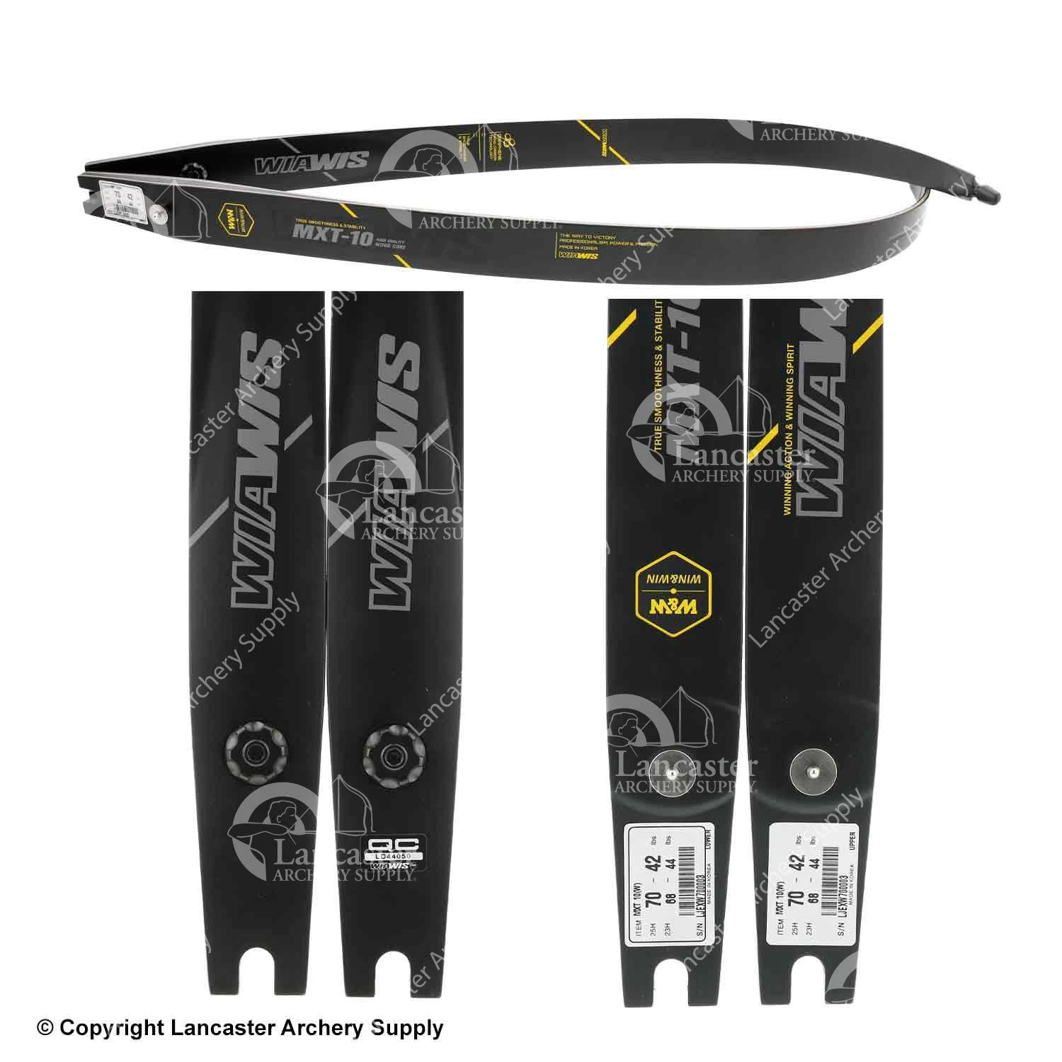 Win Win Wiawis MXT-10 Wood/Carbon Limbs (Open Box X1030169) 4 Win Win Wiawis MXT-10 Wood/Carbon Limbs (Open Box X1030169) - Image 2