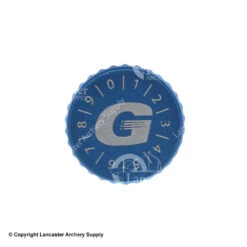 Black Gold Competition 2A Colored Sight Knob Kit -Archery Pro Shop 3200050 blue