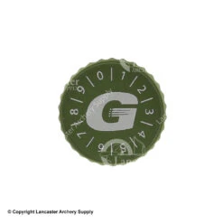 Black Gold Competition 2A Colored Sight Knob Kit -Archery Pro Shop 3200050 green