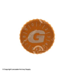 Black Gold Competition 2A Colored Sight Knob Kit -Archery Pro Shop 3200050 orange