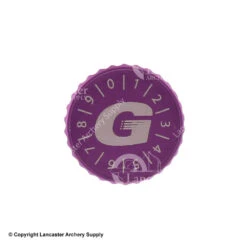 Black Gold Competition 2A Colored Sight Knob Kit -Archery Pro Shop 3200050 purple