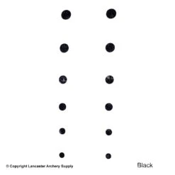 Precision Archery Scope Dots -Archery Pro Shop 9590013 black l