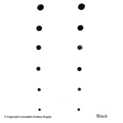 Precision Archery Scope Dots -Archery Pro Shop 9590013 black small