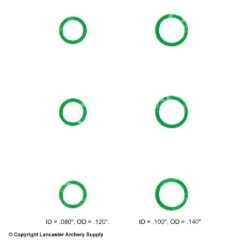 Precision Archery Reticles 3D Ring Lens Decals