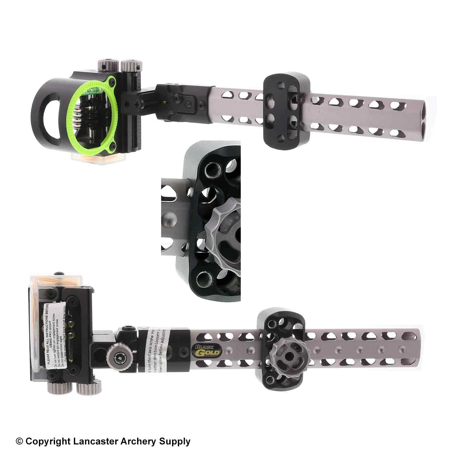 Black Gold Pro Fx Wing Truss Dovetail Bow Sight (Open Box X1032028) 4 Black Gold Pro Fx Wing Truss Dovetail Bow Sight (Open Box X1032028) - Image 2