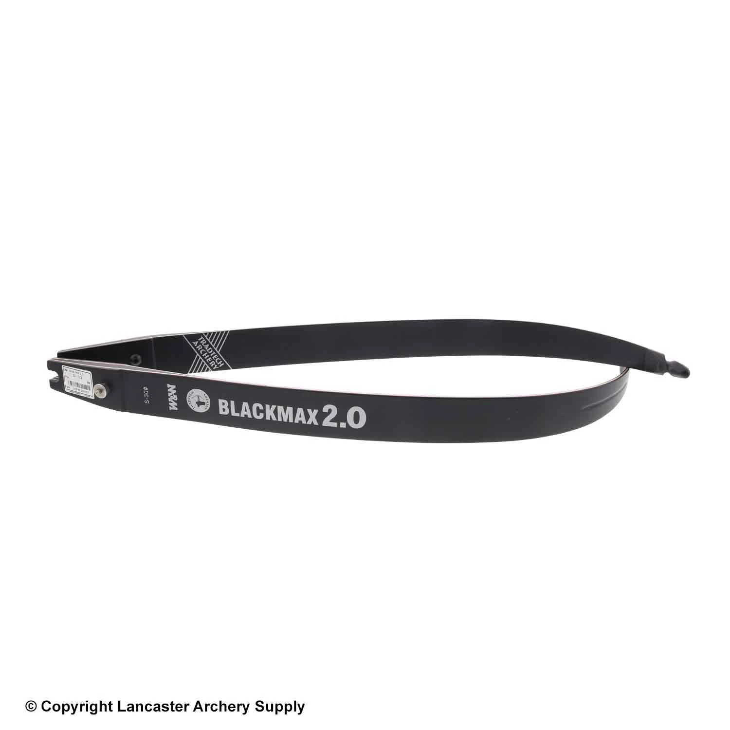 TradTech Black Max 2.0 Glass/Wood Recurve Limbs (Open Box X1032596) 3 TradTech Black Max 2.0 Glass/Wood Recurve Limbs (Open Box X1032596)